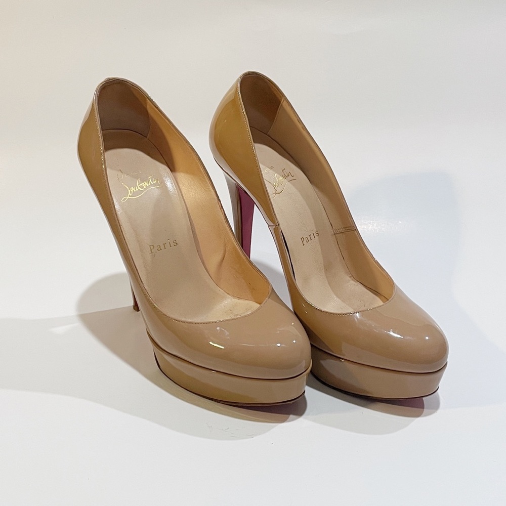 Christian Louboutin Bianca 140 Patent Calf,  37.5